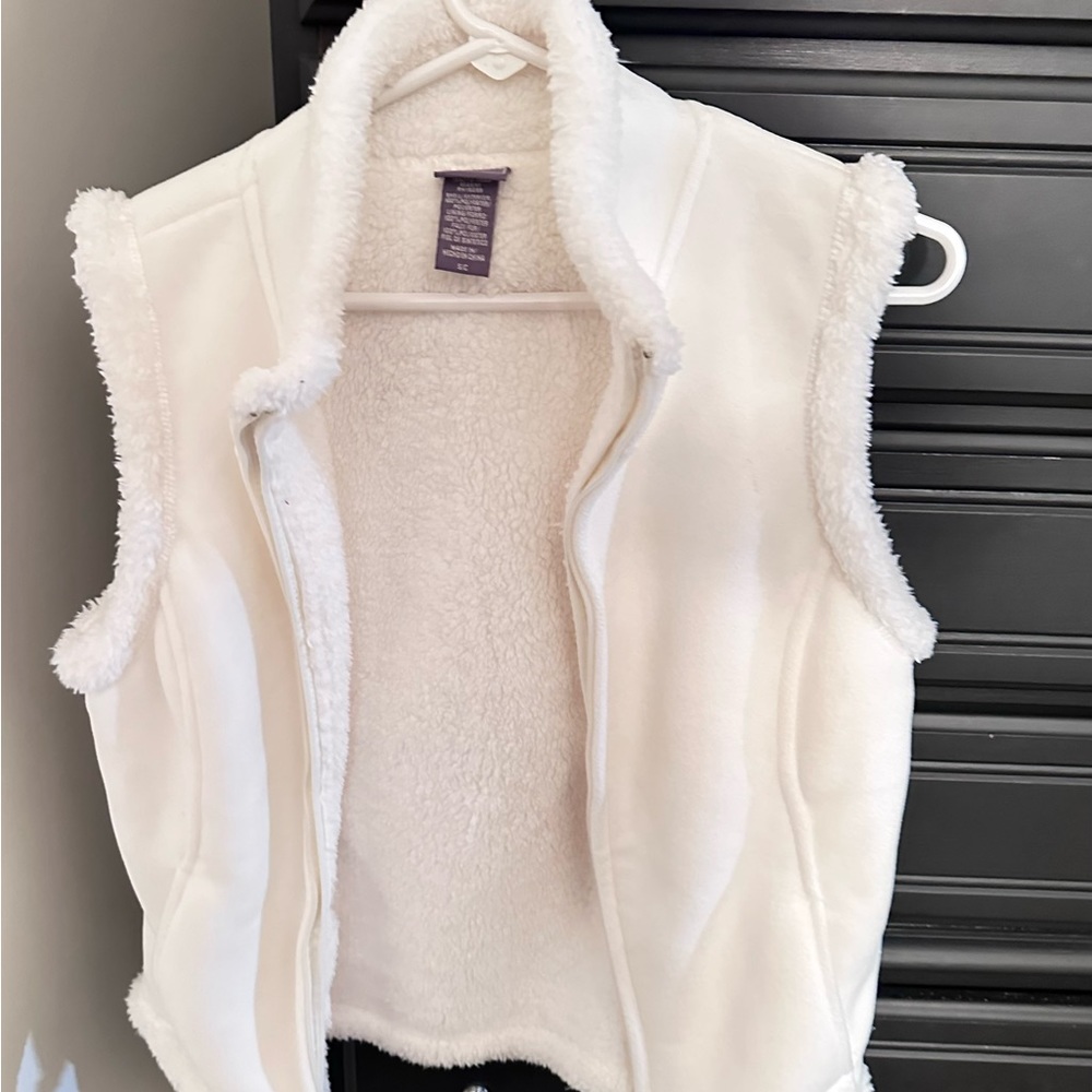 Laura Scott. Lined shell/vest. Size small.